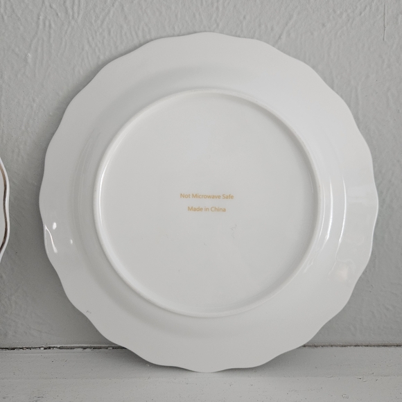 Yedi Houseware Scalloped Edge Bow Plate- Set Of 2 Replacements - Picture 4 of 6
